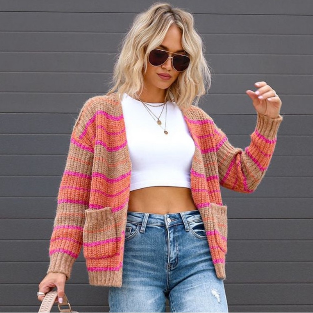Vici Elm Pocketed Cardigan